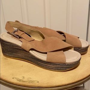 Donald J. Pliner Suede Platform Sandals